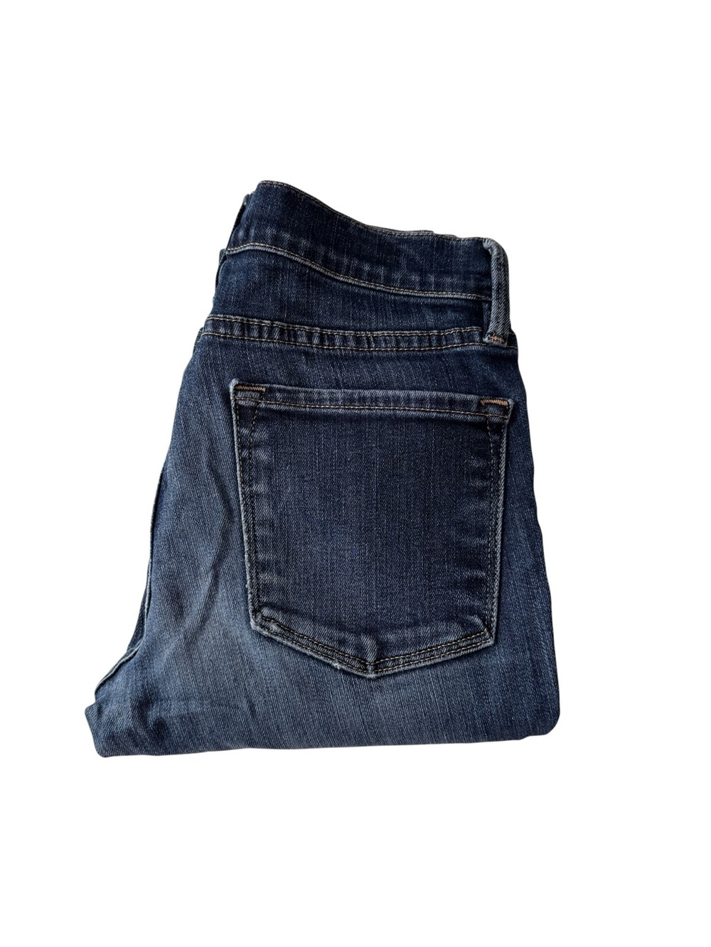 Frame Denim Le Skinny de Jeanne Low Rise Skinny Jeans Queensway Dark Wash